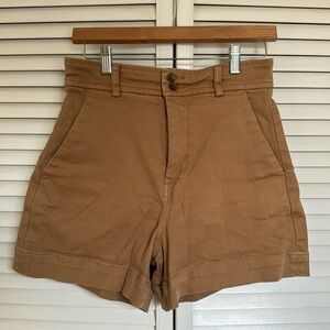 Everlane Way-High Canvas Short | Size 6